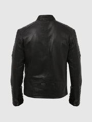 Dark Thunder Men's Black Biker Jacket