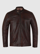 Ridgeway Crafted Men's Leather Waxed Jacket