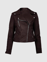 Sorella Women's Brown Leather Jacket