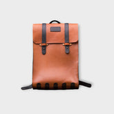 Banjosa Vintage Leather Backpack