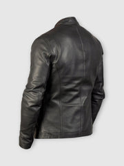 Brunox Cafe Racer Leather Jacket