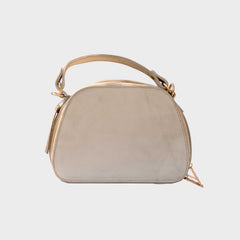 Glisera Women's Silver Leather Bag