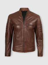Heritage Roadster Brown Leather Jacket
