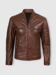 Heritage Roadster Brown Leather Jacket