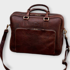 Hushay Vintage Leather Satchel