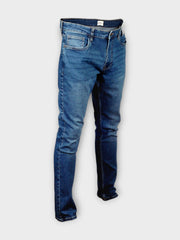 Slim Fit Men's Navy Blue Jeans