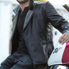 Naltar Black Double Rider Jacket