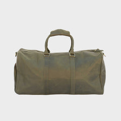 Valmor Green Leather Duffle Bag
