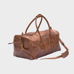 Valmor Vintage Leather Duffle Bag