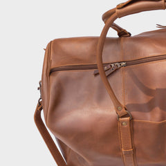 Valmor Vintage Leather Duffle Bag
