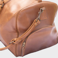 Valmor Vintage Leather Duffle Bag
