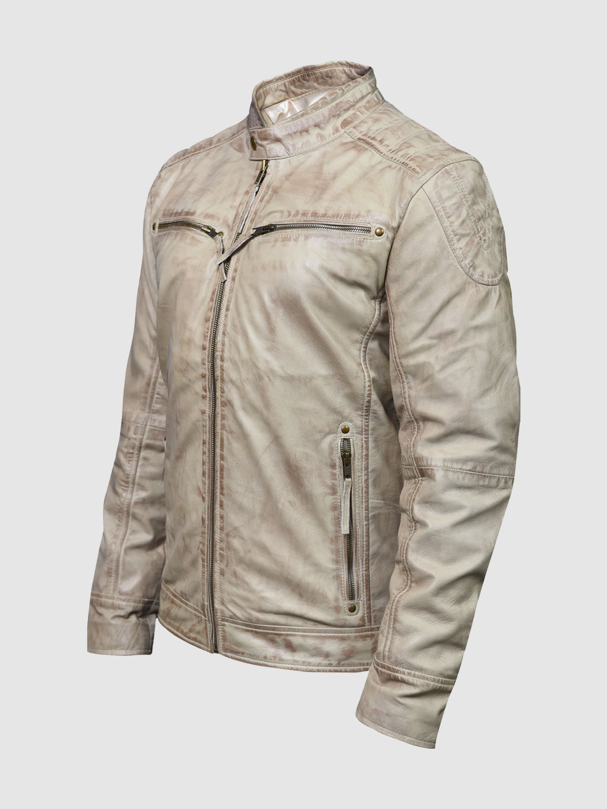 Vintage Off-White Waxed Jacket