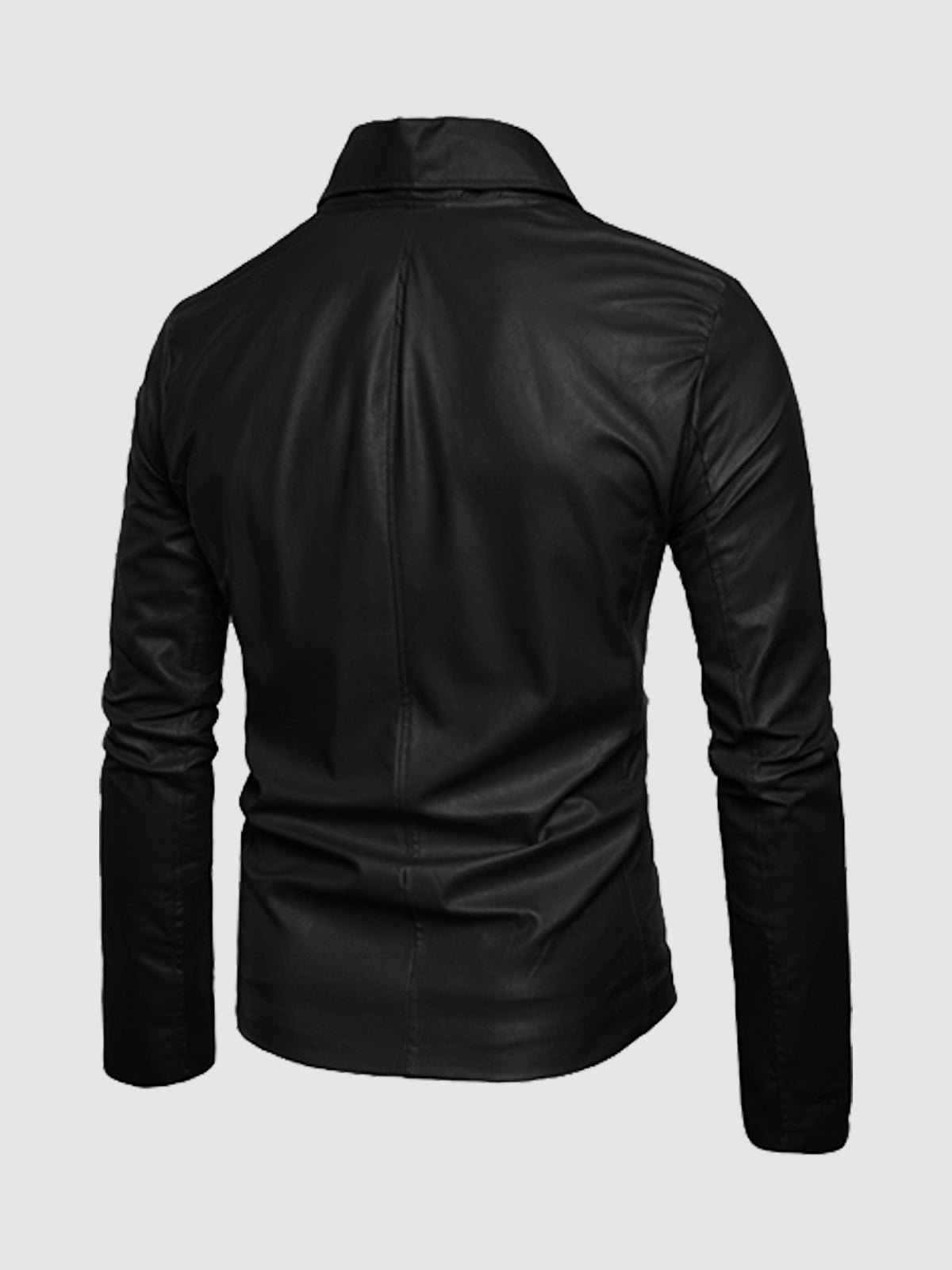 Black Viper Men's Leather Biker Jacket