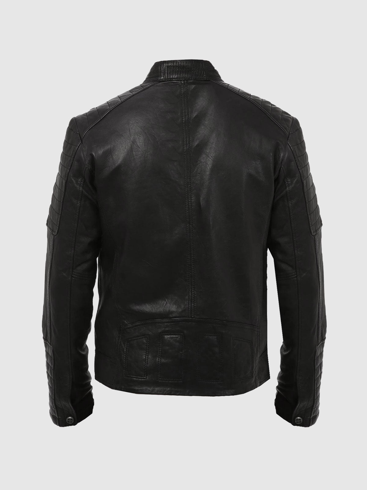 Dark Thunder Men's Black Biker Jacket