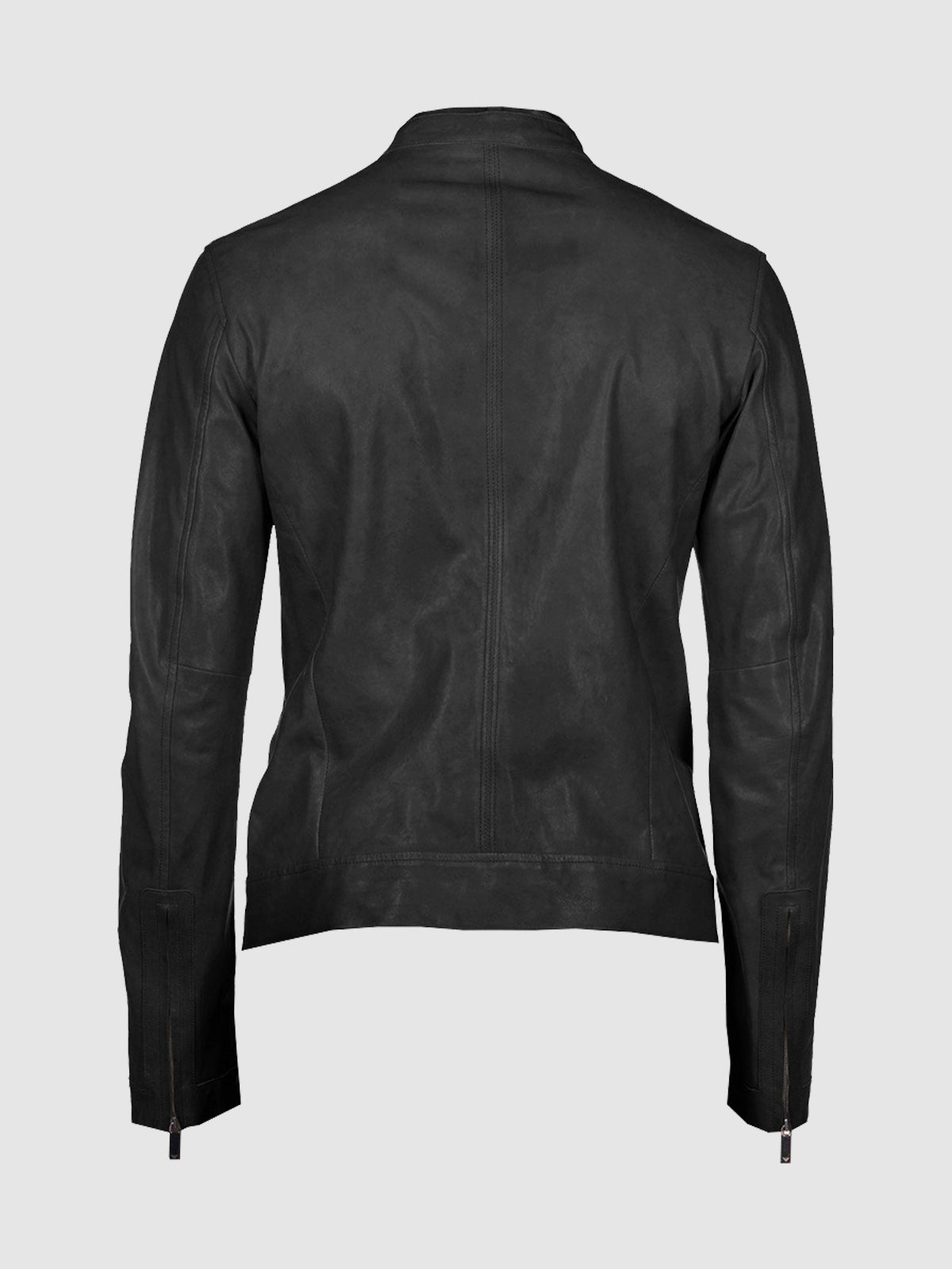 Maverick Men's Black Biker Leather Jacket