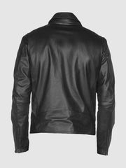 Iron Rider Men's Black Leather Jacket