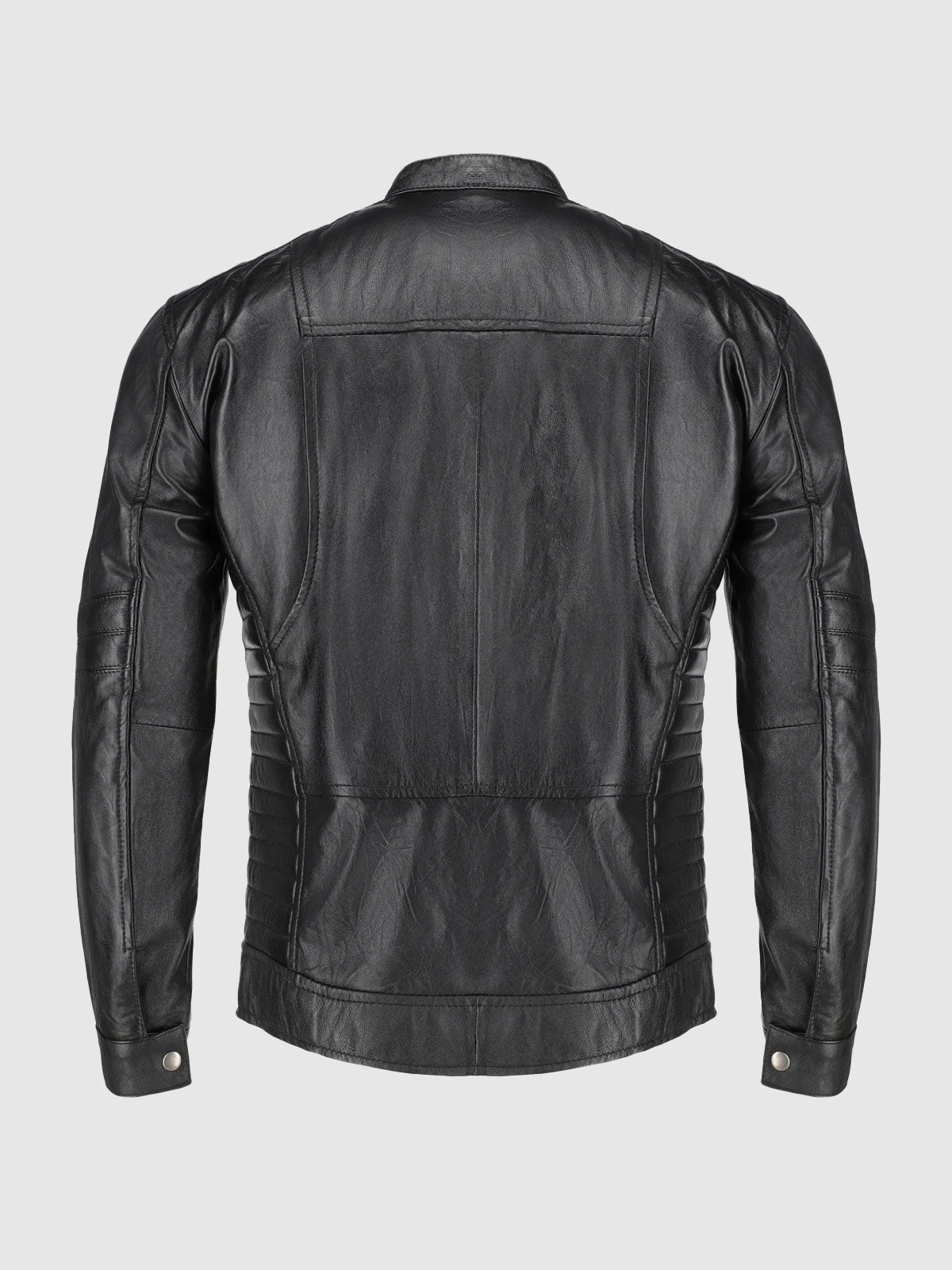 Thunderstrike Men's Black Motorcycle Jacket