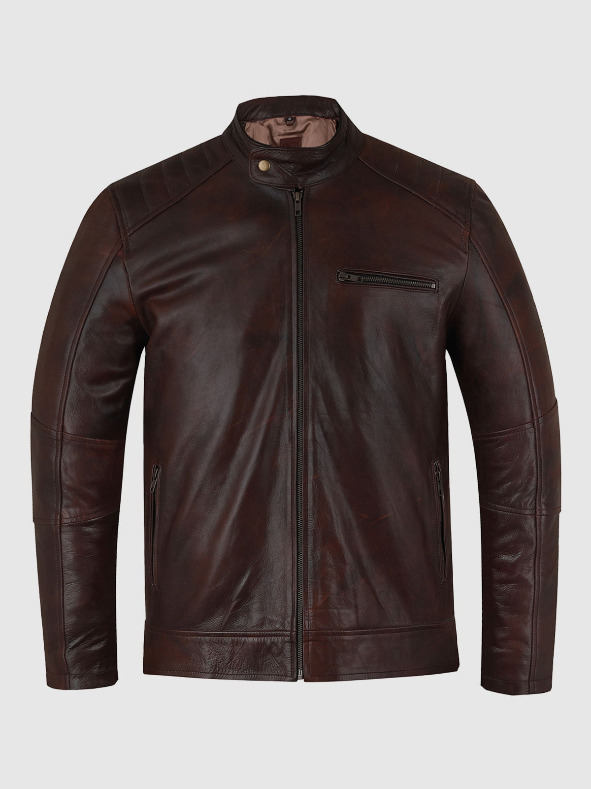 Ridgeway Crafted Men's Leather Waxed Jacket