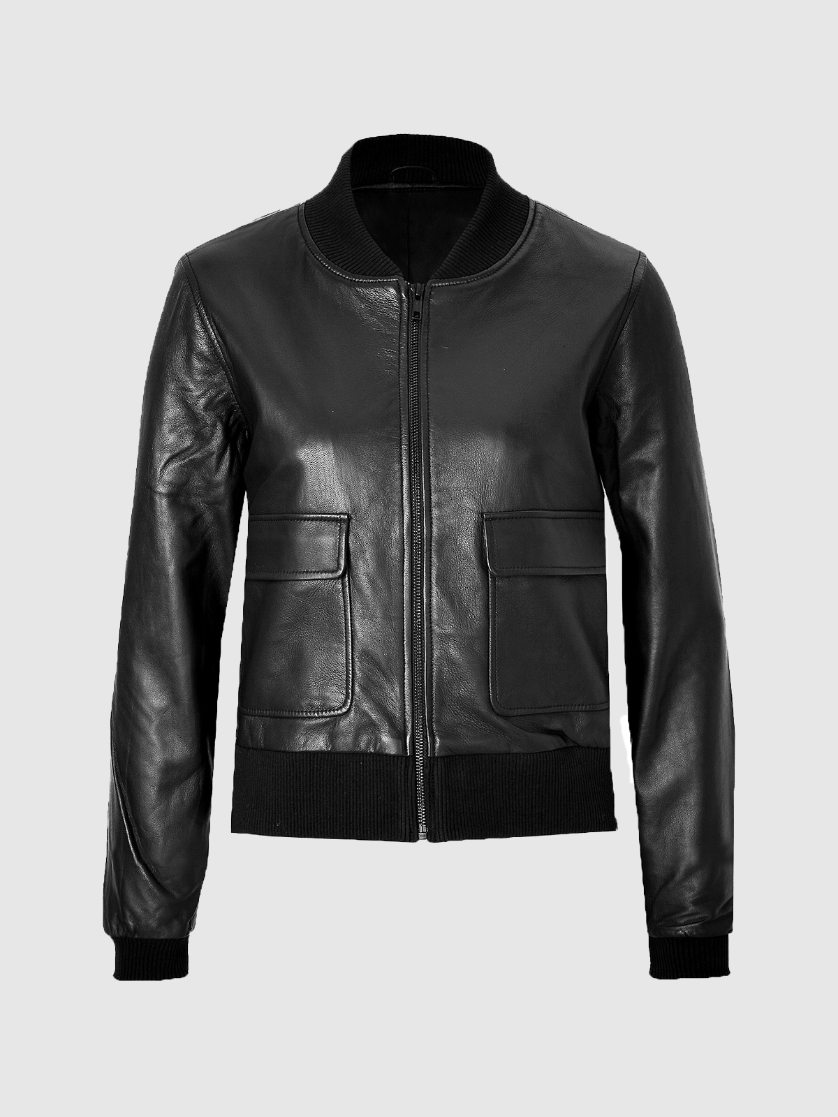 Vienna Women's Black Bomber Jacket