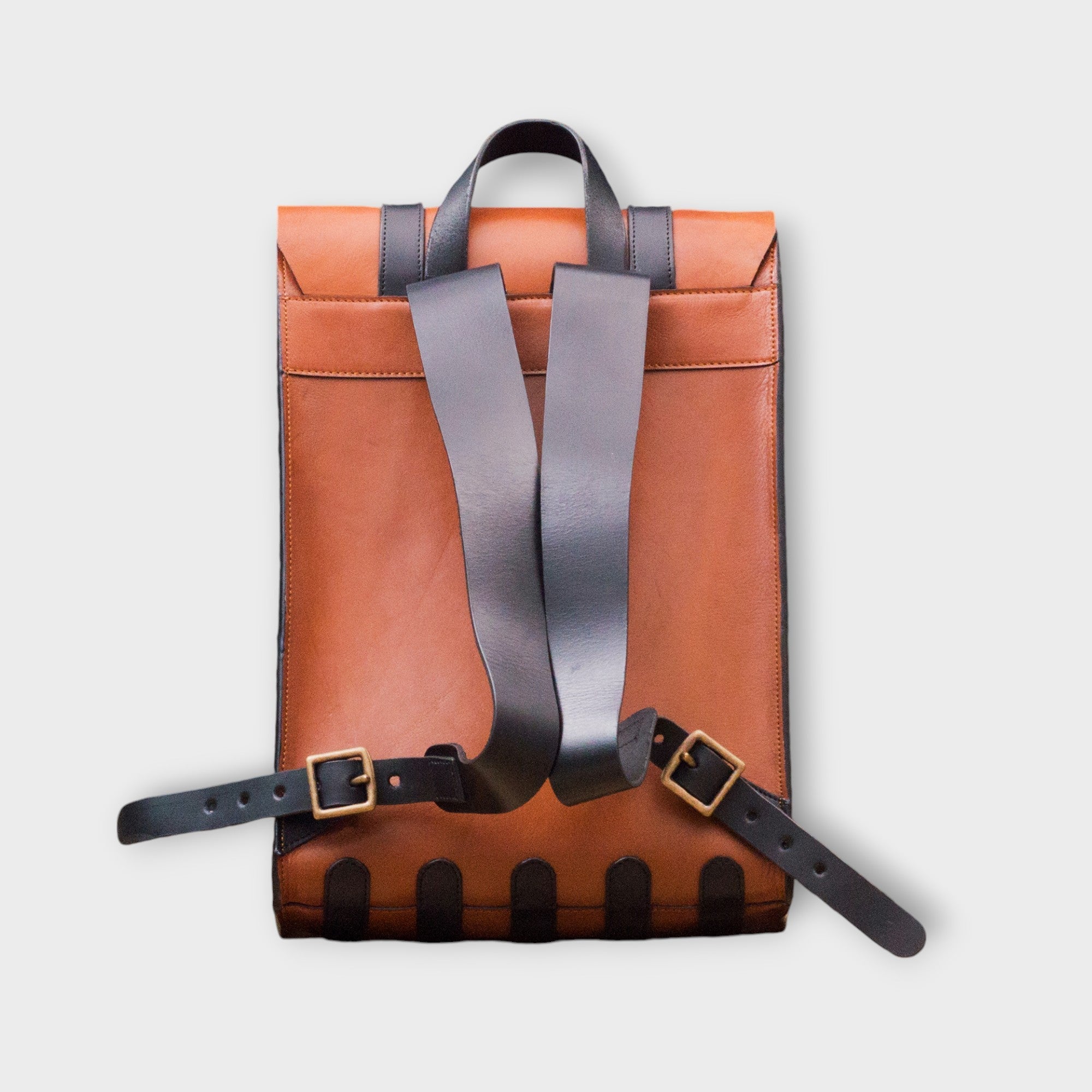 Banjosa Vintage Leather Backpack