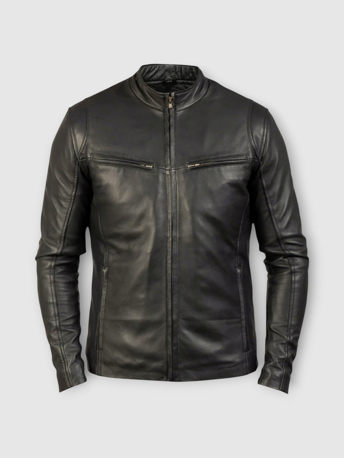 Brunox Cafe Racer Leather Jacket