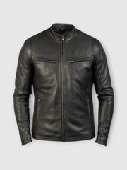 Brunox Cafe Racer Leather Jacket