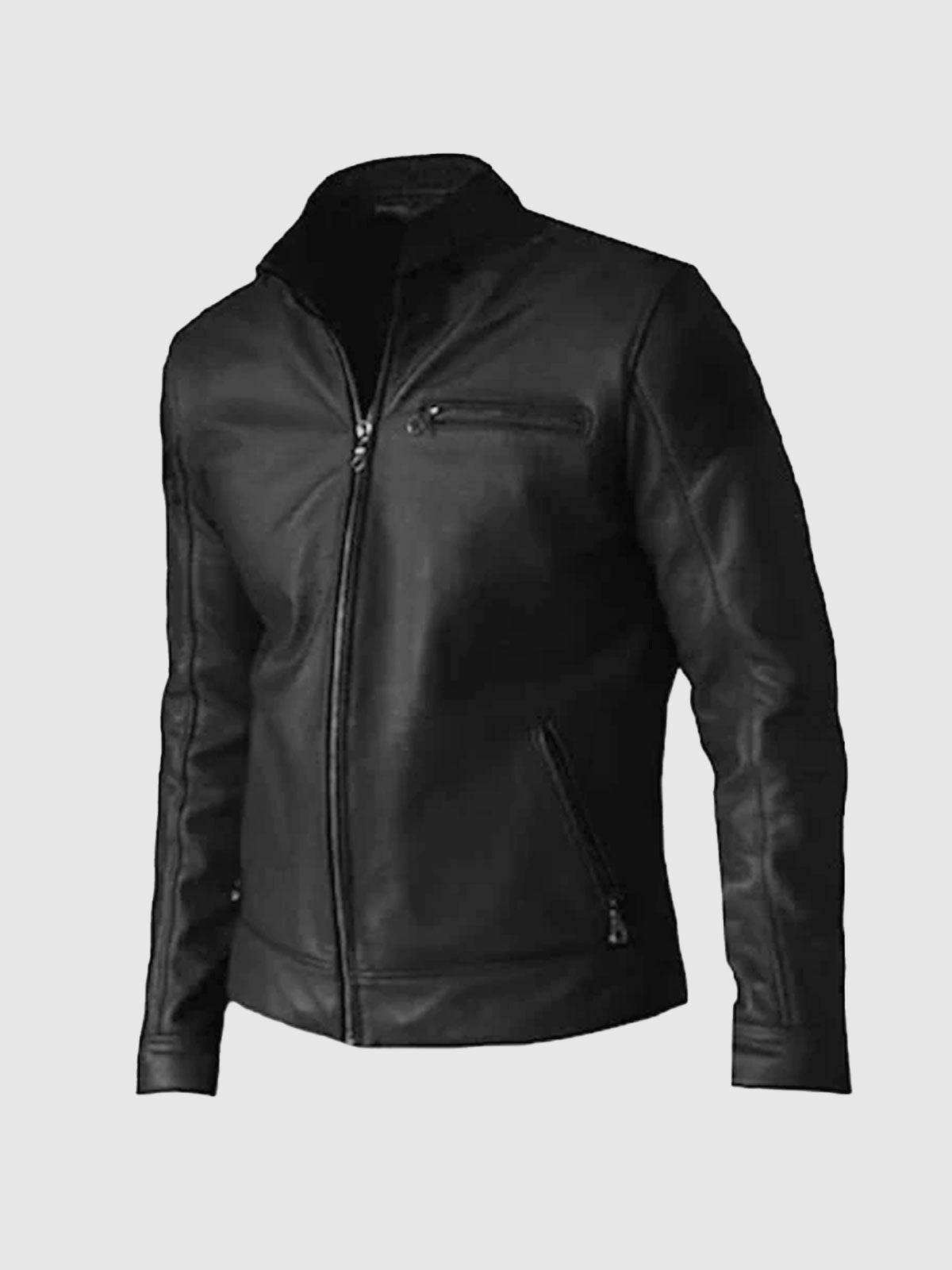 Exclusive Black Leather Biker Jacket