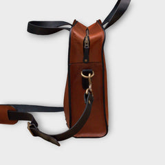 Ganish Vintage Leather Laptop Briefcase