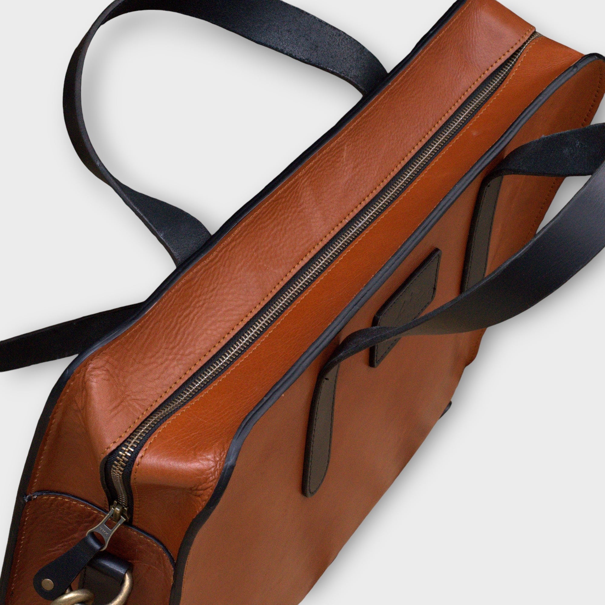 Ganish Vintage Leather Laptop Briefcase