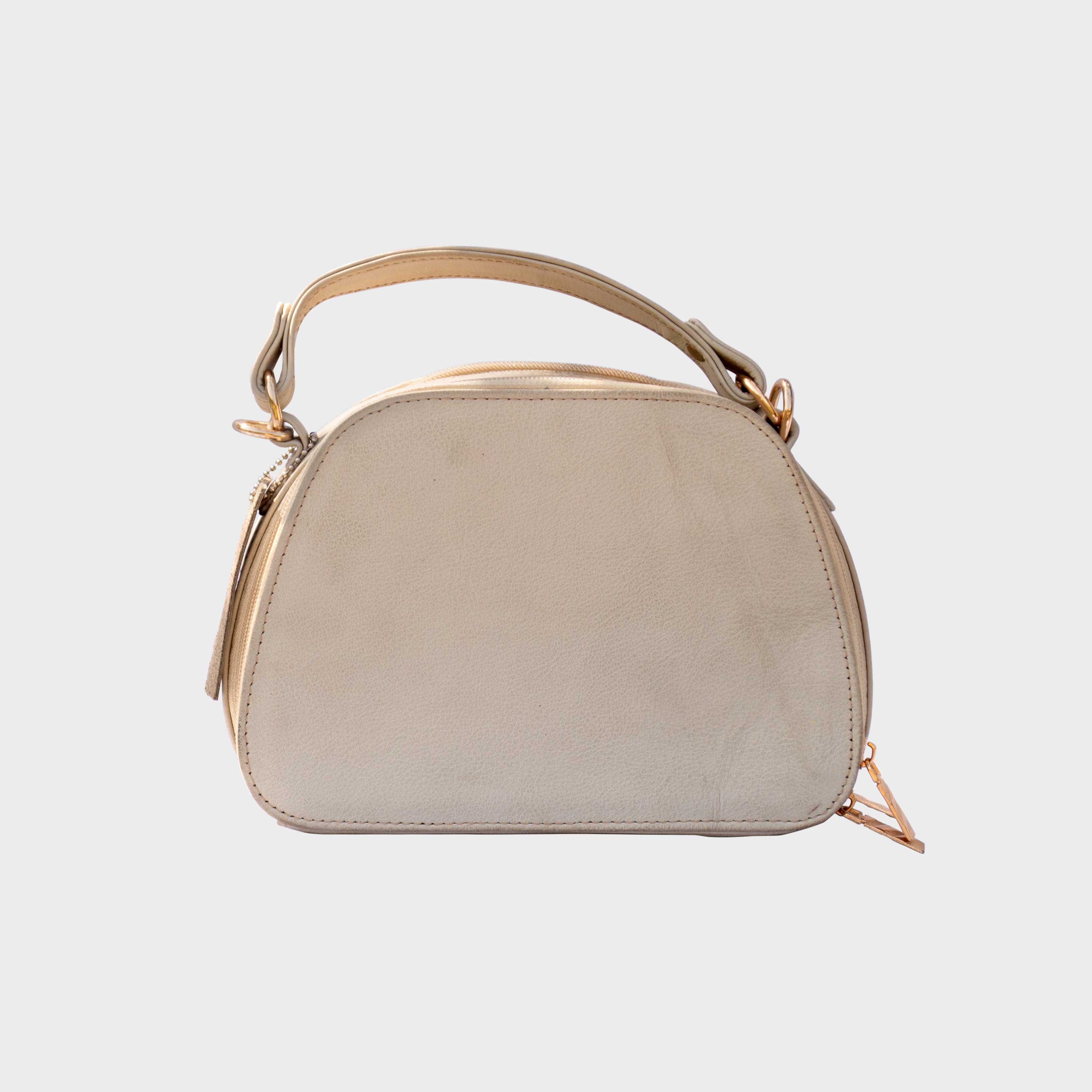 Glisera Women's Silver Leather Bag