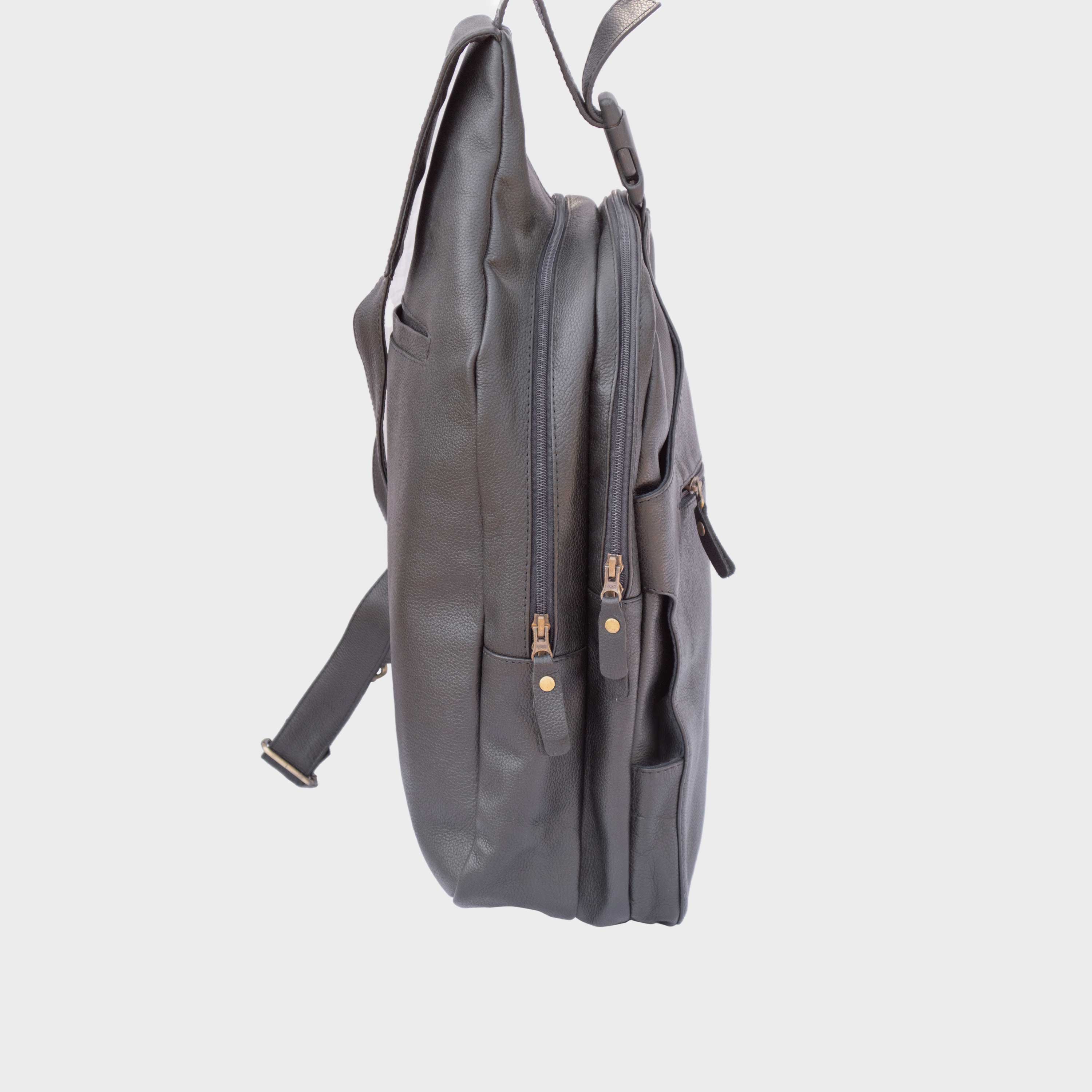 Gravix Leather Backpack