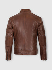 Heritage Roadster Brown Leather Jacket