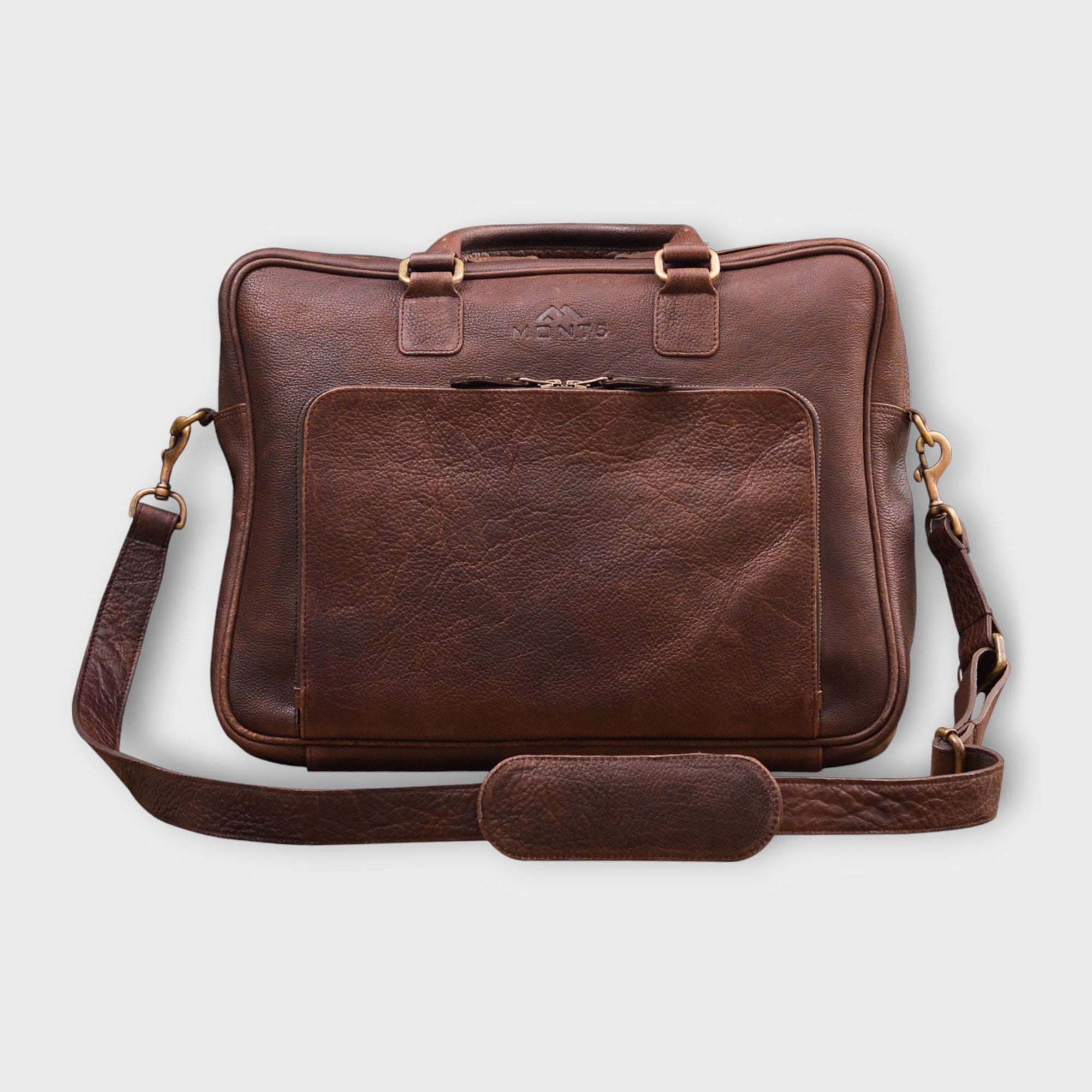 Hushay Vintage Leather Satchel