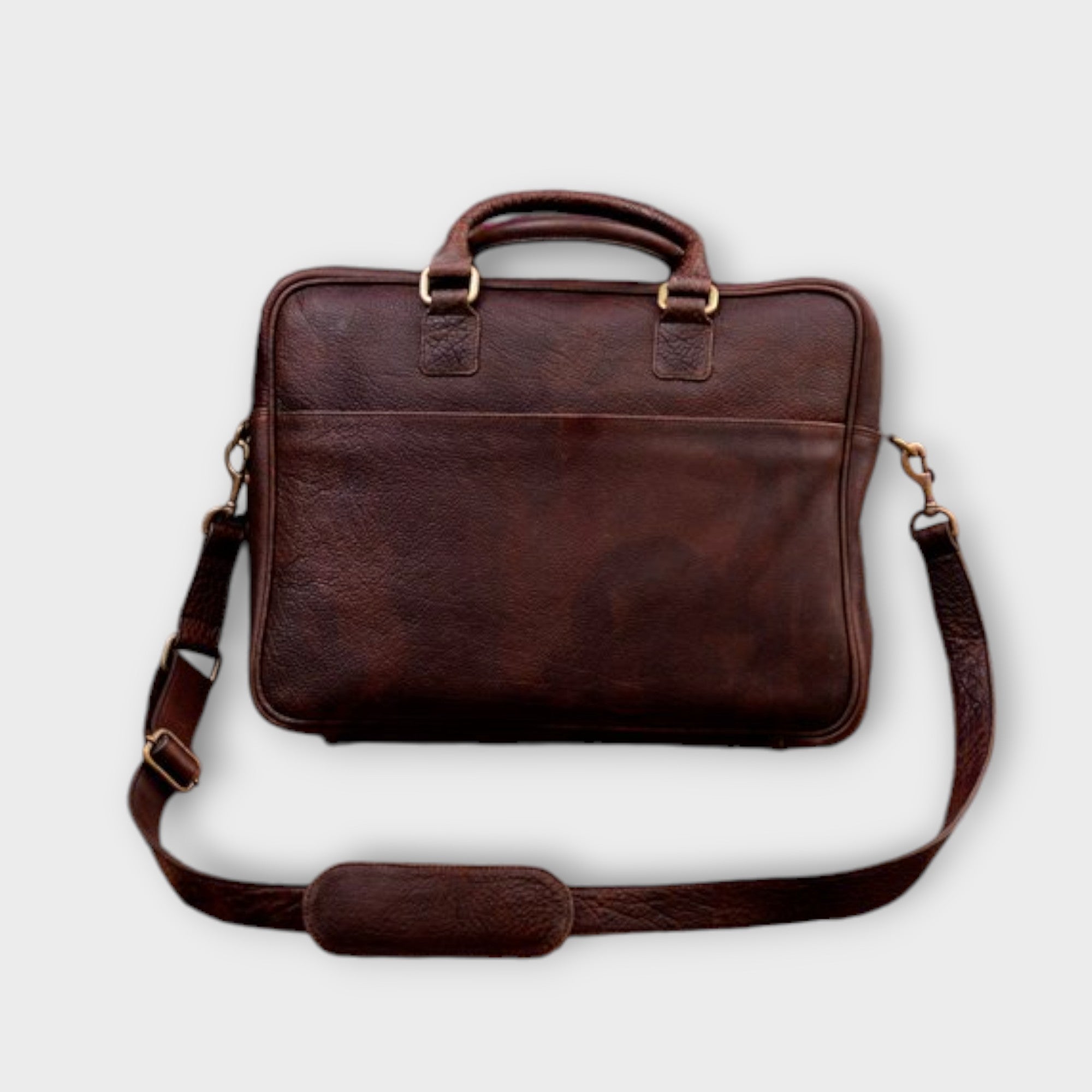 Hushay Vintage Leather Satchel