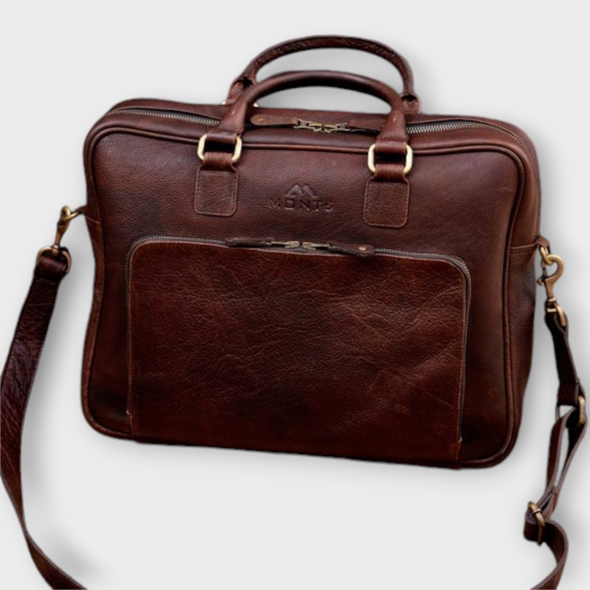 Hushay Vintage Leather Satchel