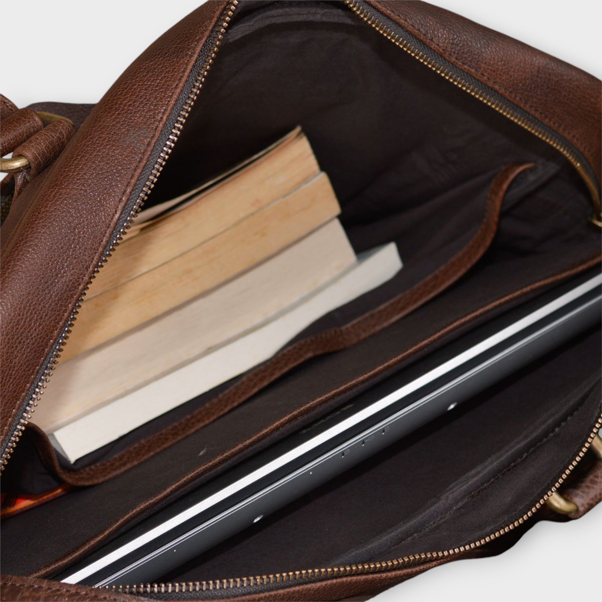 Hushay Vintage Leather Satchel