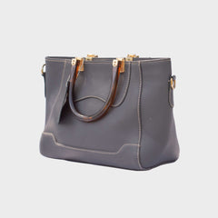 Lunexa Women's Gray Shoulder Leather Bag
