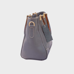 Lunexa Women's Gray Shoulder Leather Bag