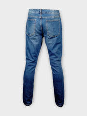 Slim Fit Men's Navy Blue Jeans