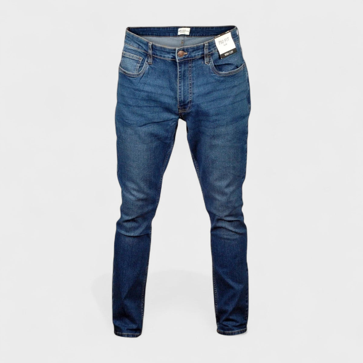 Slim Fit Men's Navy Blue Jeans