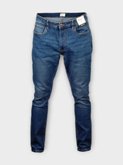 Slim Fit Men's Navy Blue Jeans