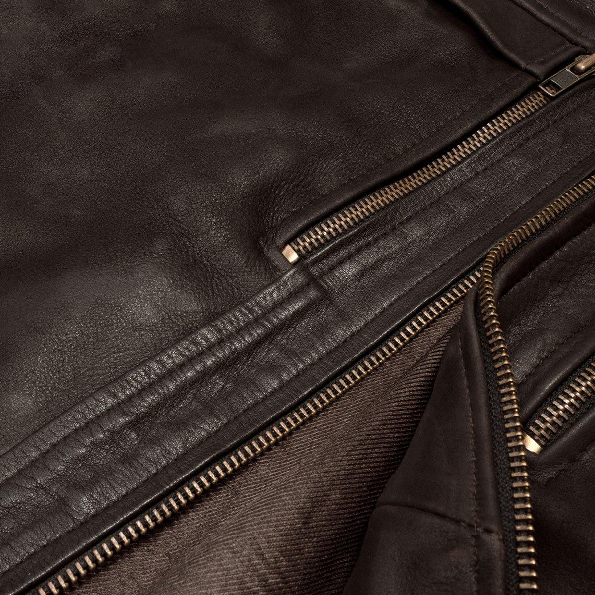 Rakaposhi Farret Brown Bomber Jacket