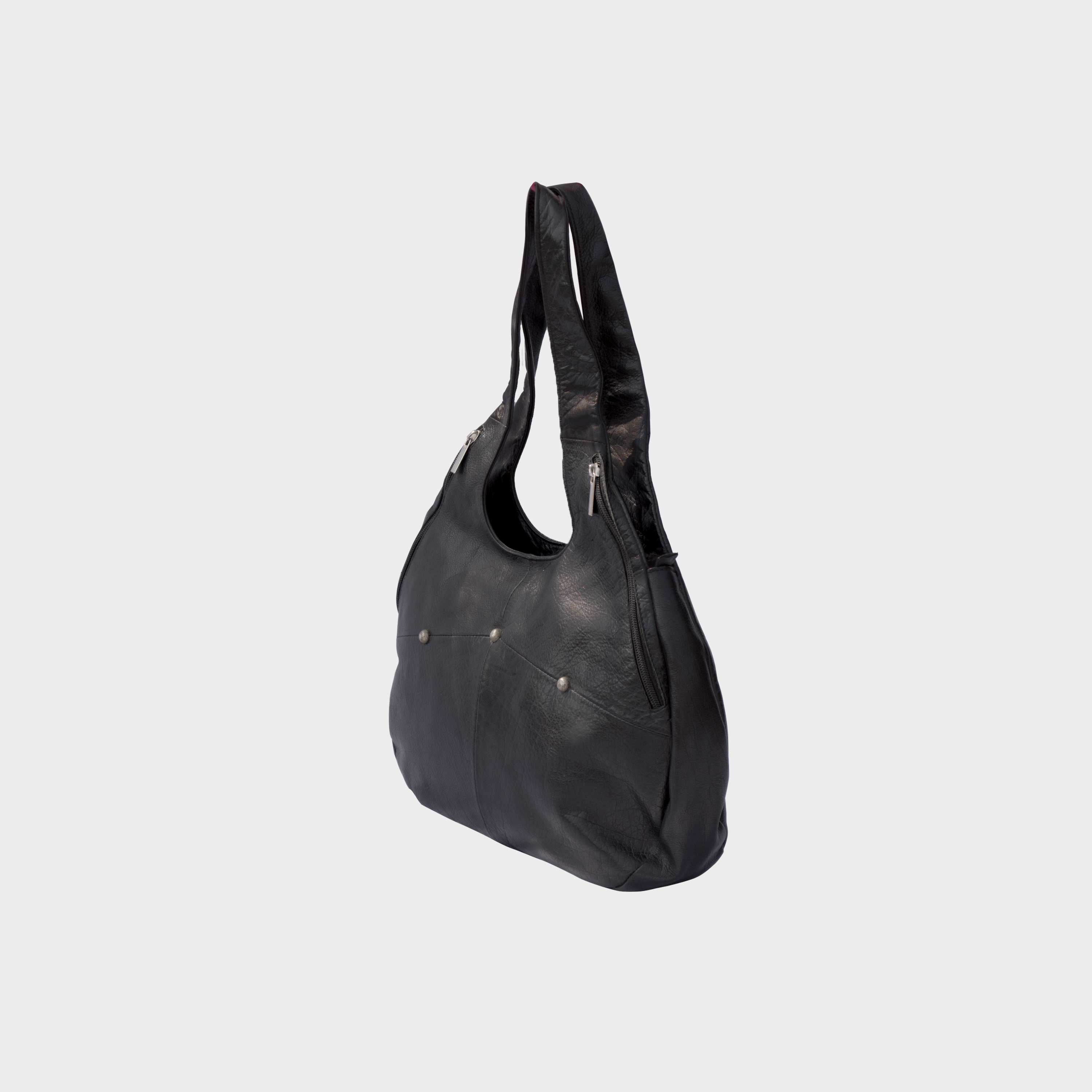 Neraya Women's Black Leather Bag