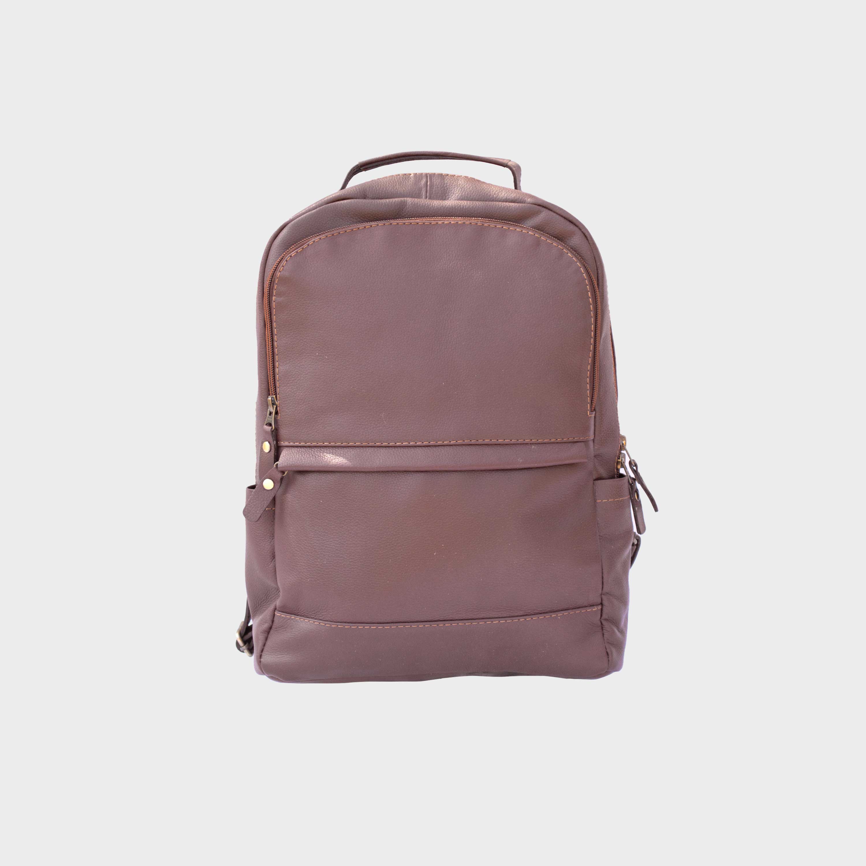 Rovahn Brown Leather Backpack