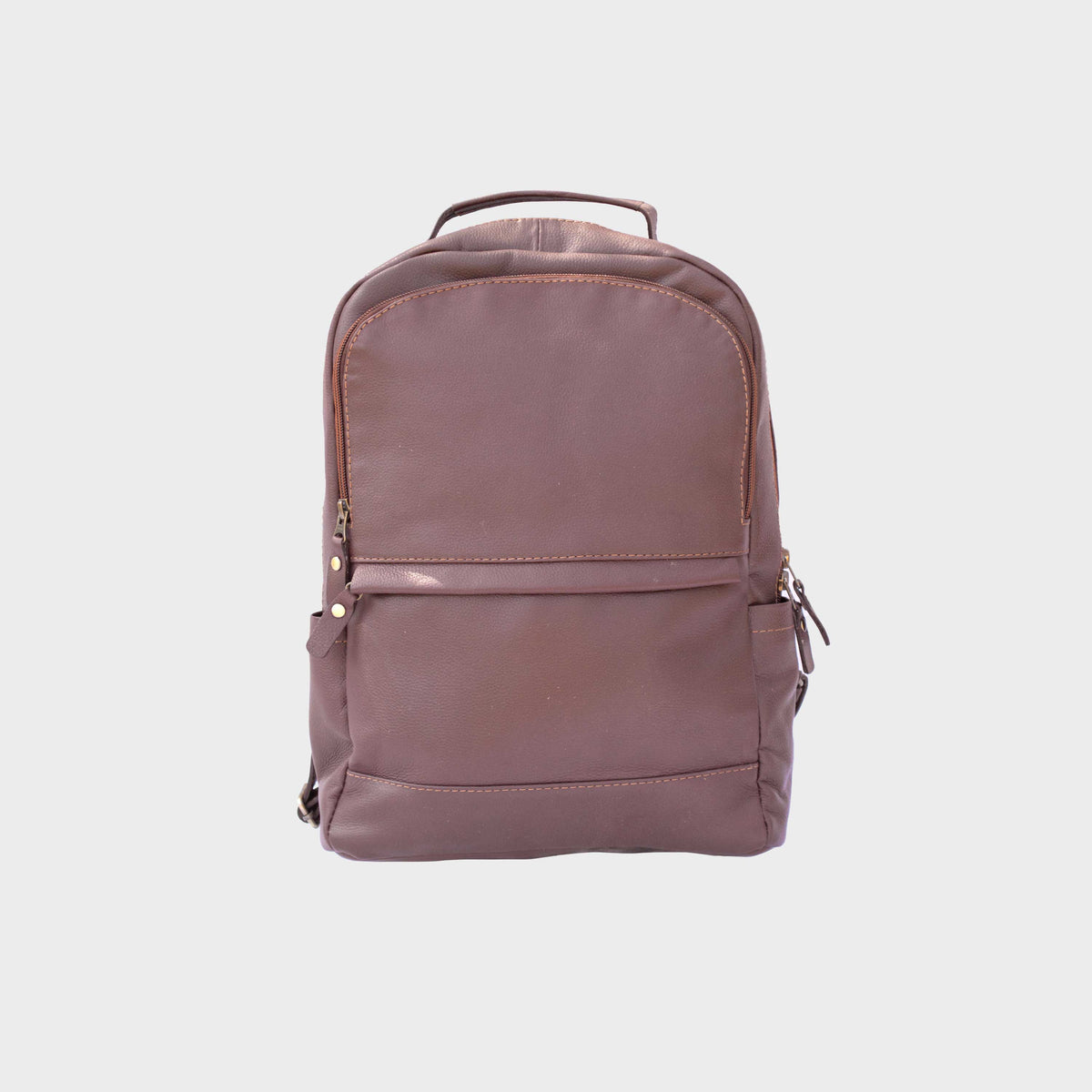 Rovahn Brown Leather Backpack