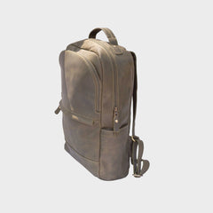 Rovahn Green Leather Backpack