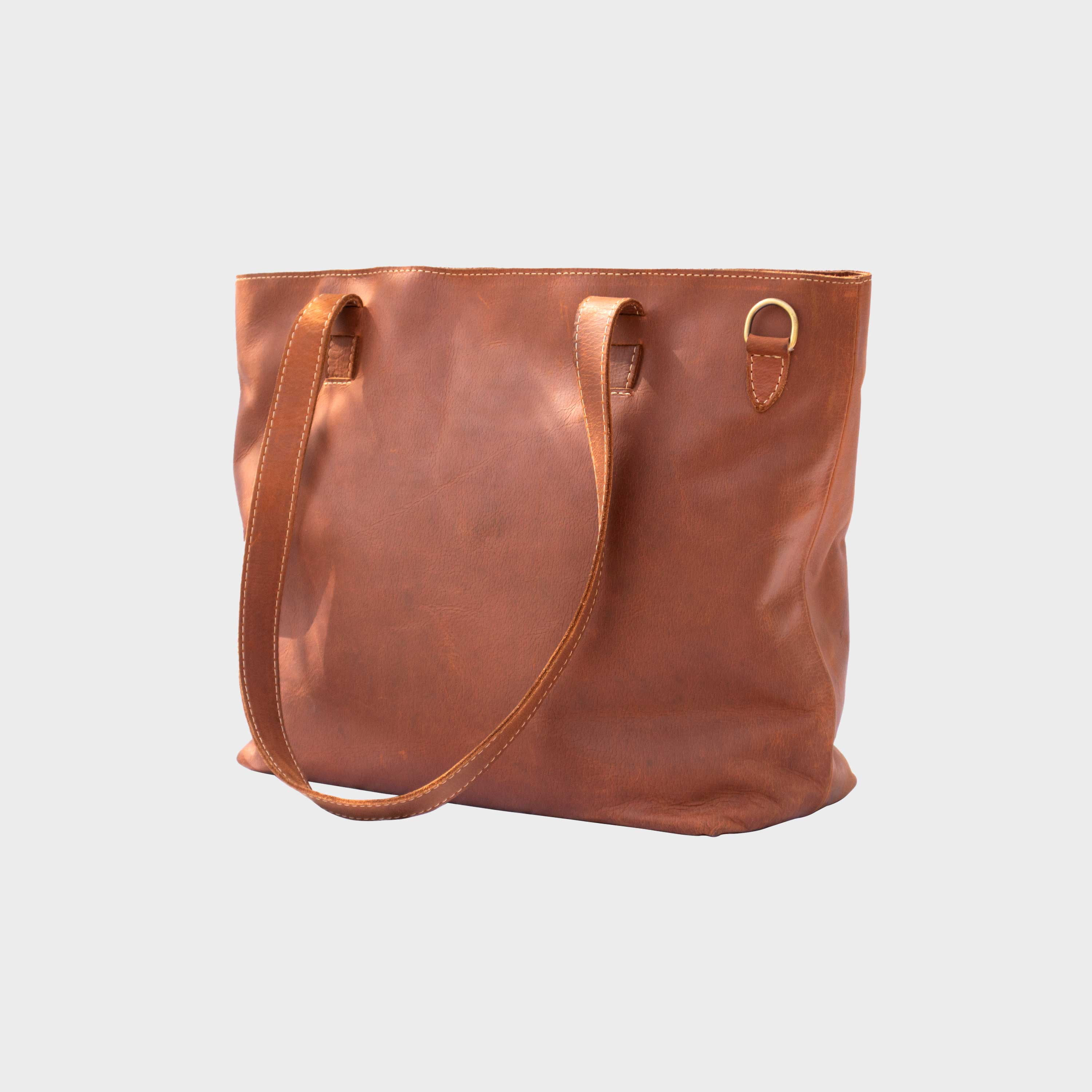 Tayana Women's Brown Leather Tote Bag