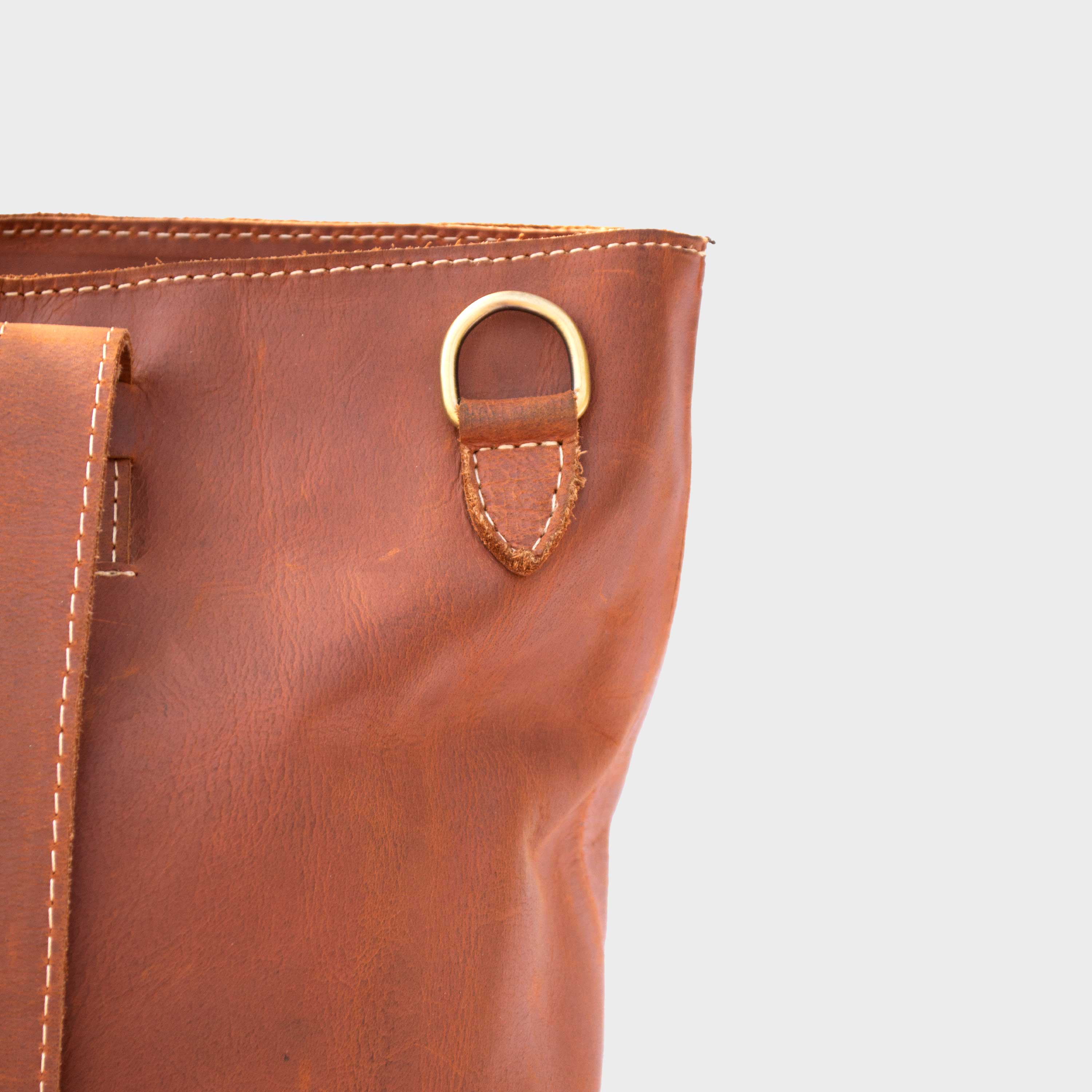 Tayana Women's Brown Leather Tote Bag