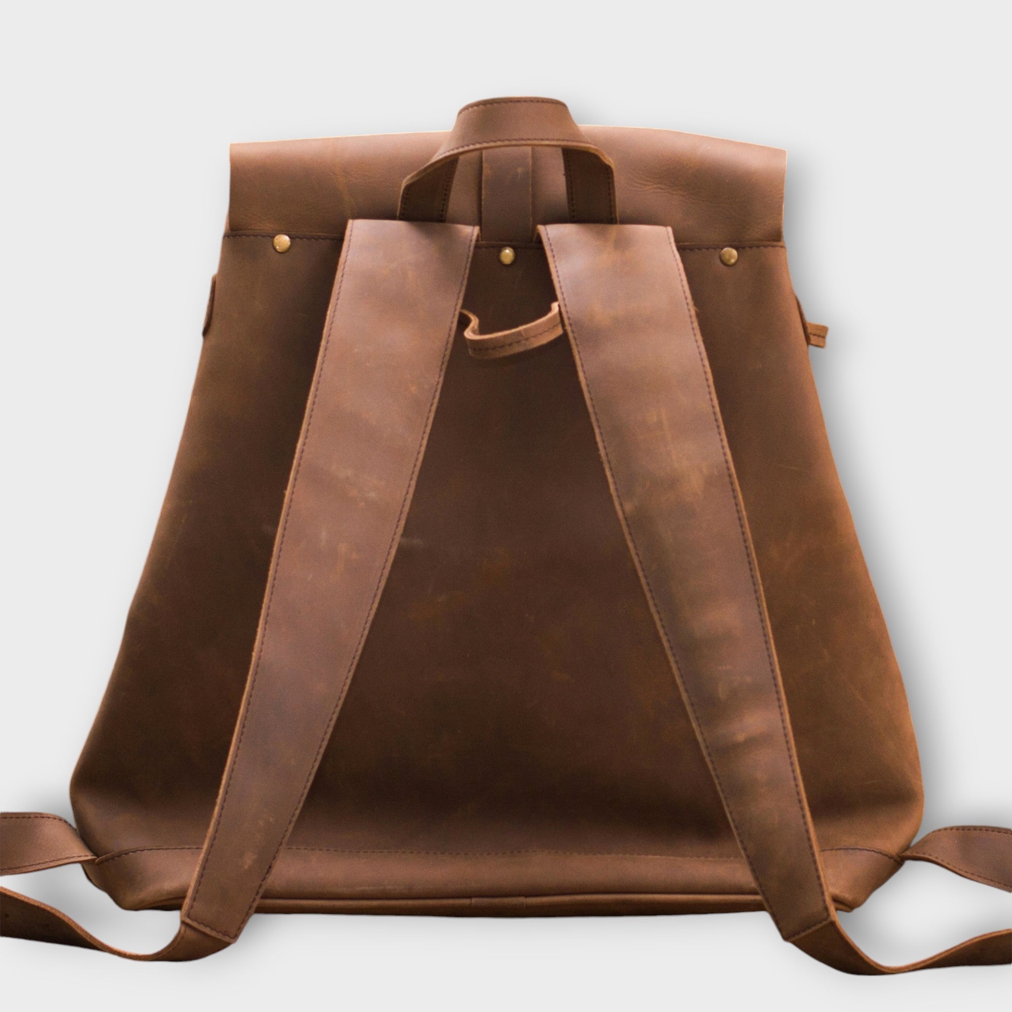 Thagus Large Leather Backpack