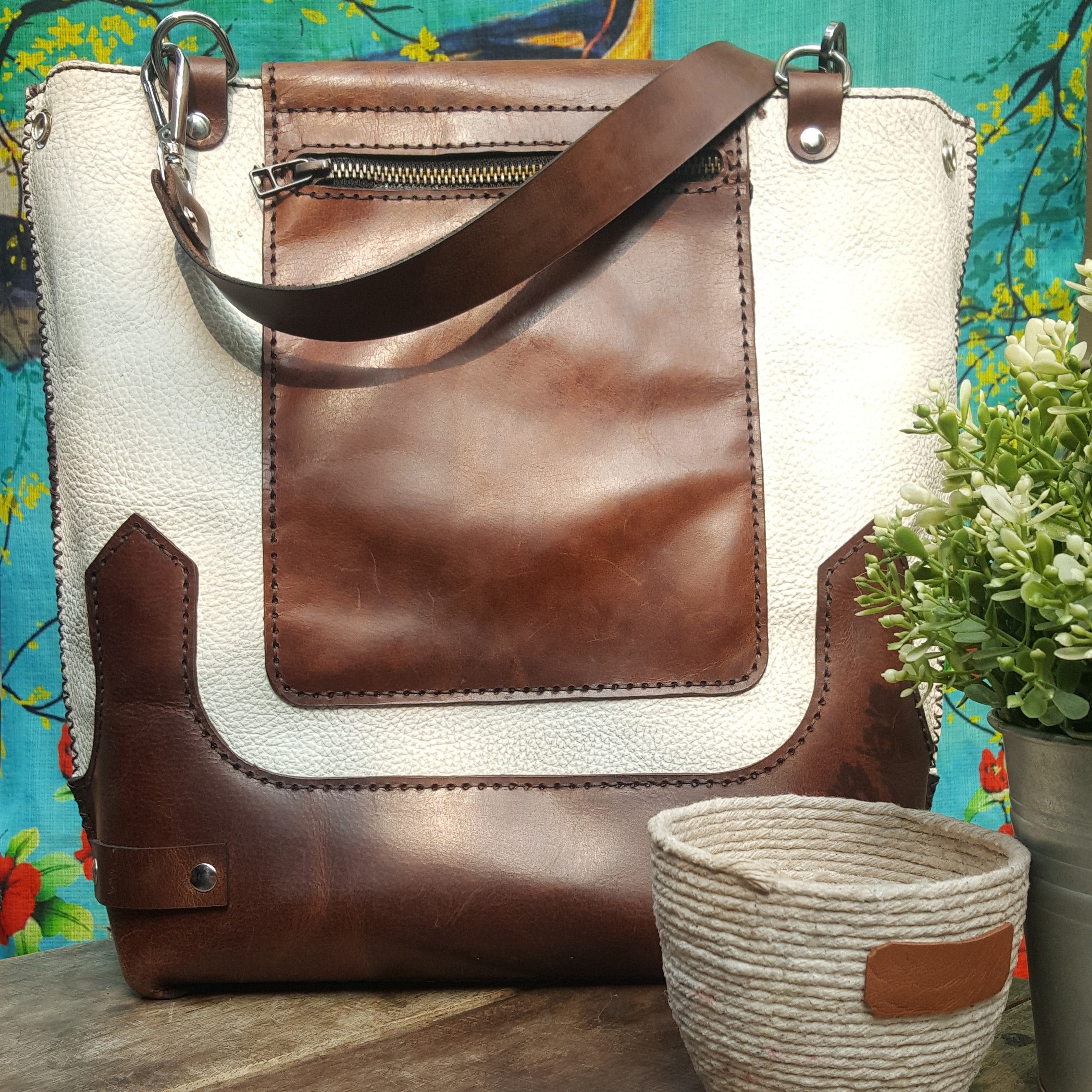 Rakaposhi Fairy Bag - White & Brown